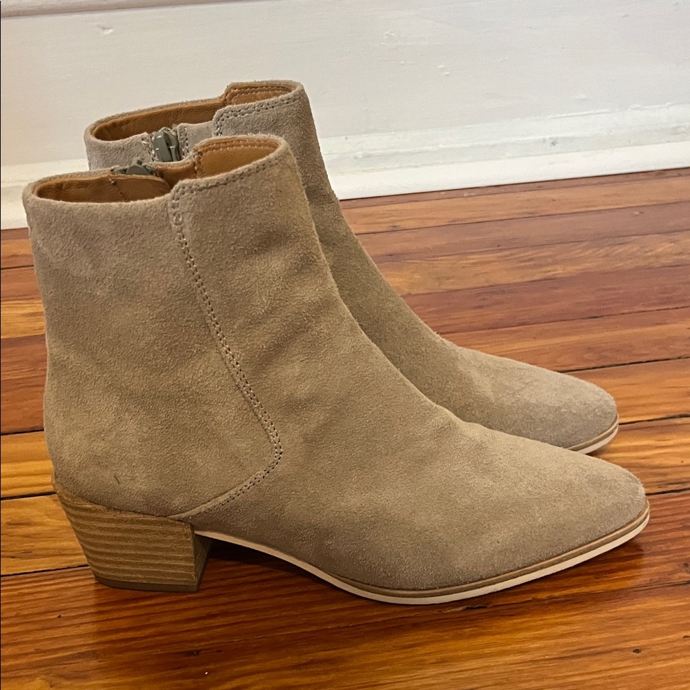 Rag & Bone Tan Suede Ankle Boots